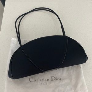 Dior Vintage Half Moon Shoulder Bag